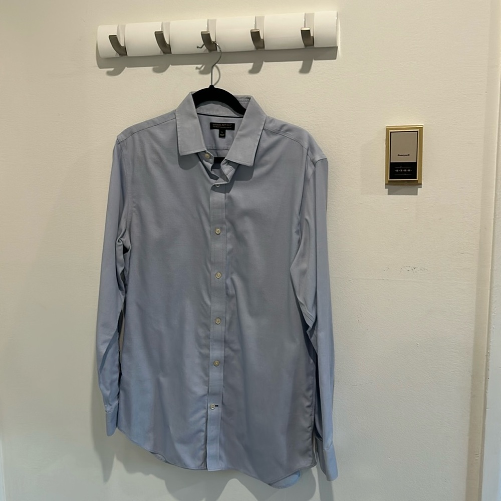 Banana Republic non-iron tailored slim fit shirt